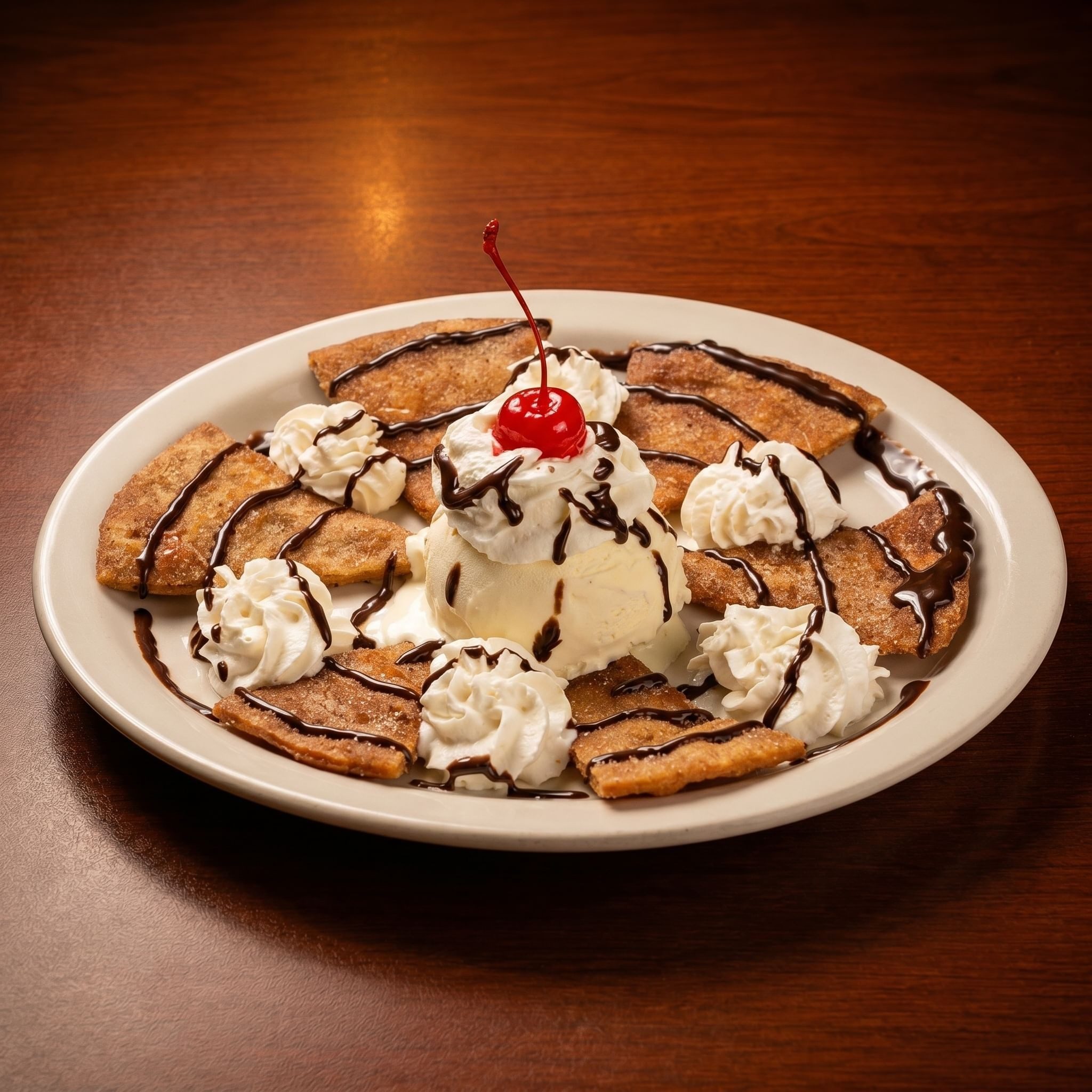 Sopapilla & Ice Cream.