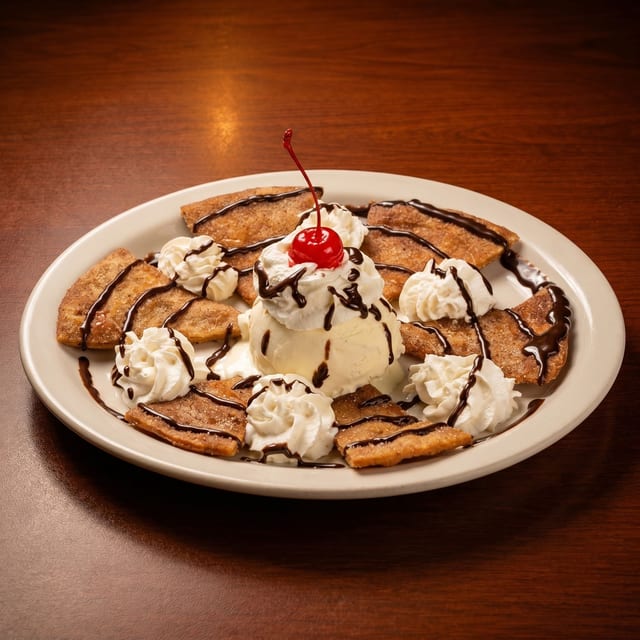 Sopapilla & Ice Cream.