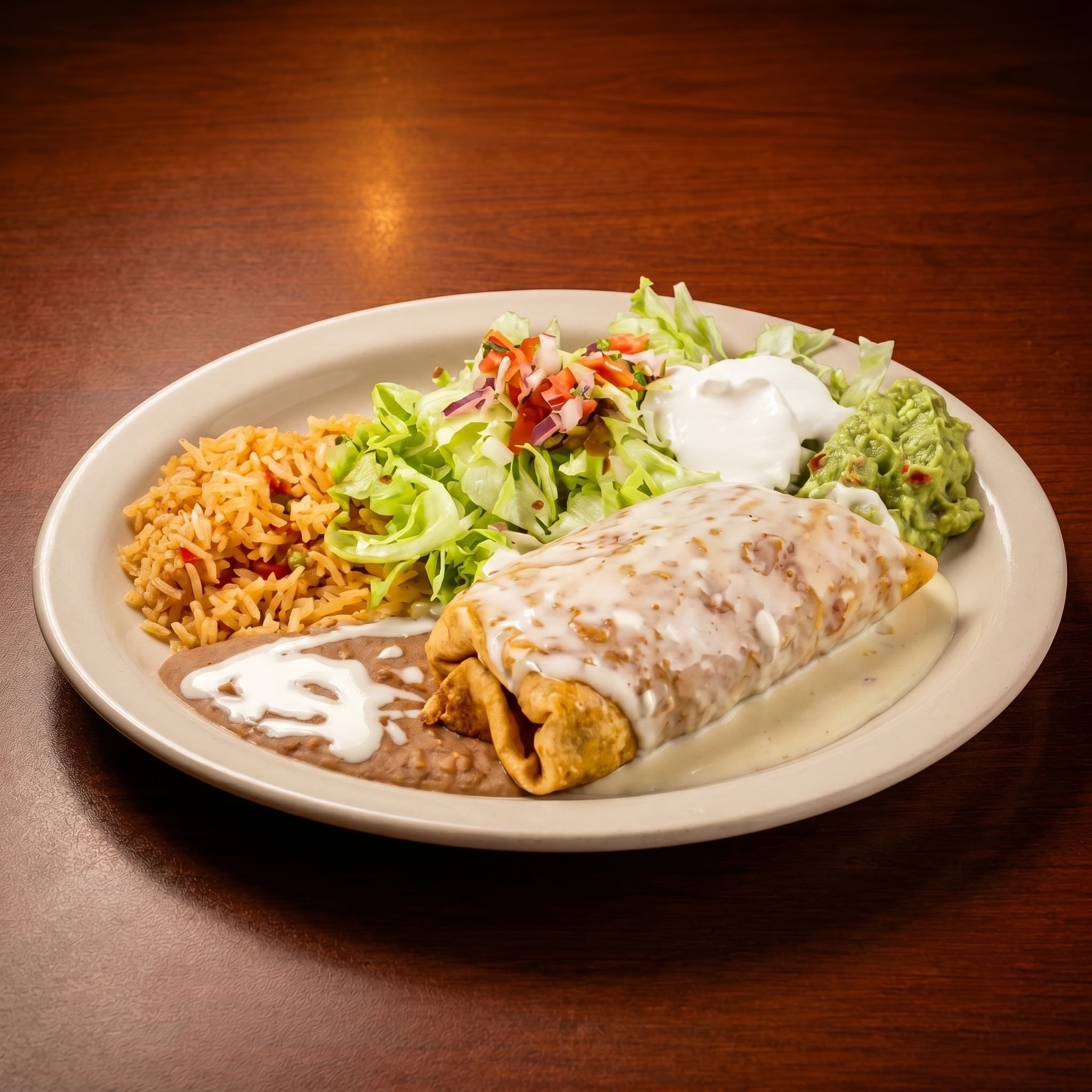 Single Chimichanga.