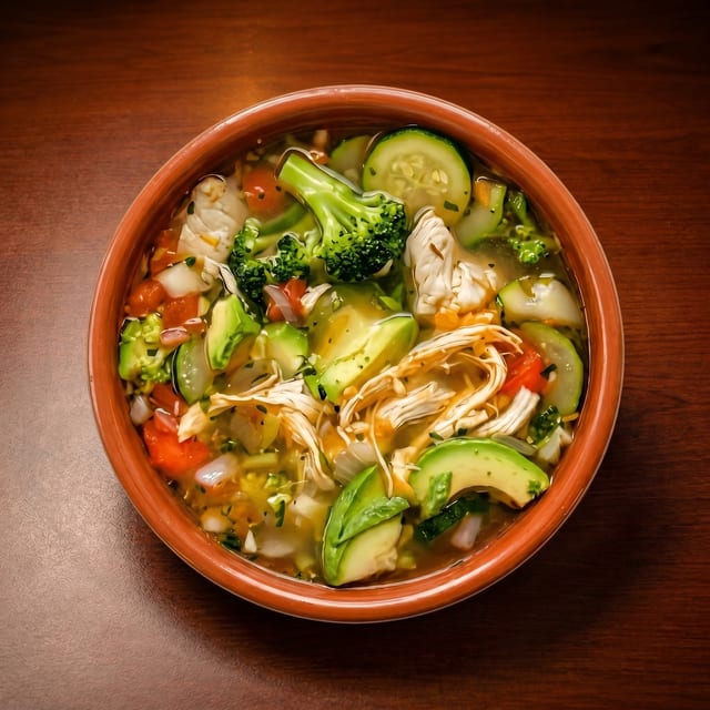 Chicken & Vegetable Soup.