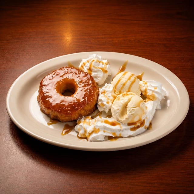 Pineapple Cake & Ice Cream.