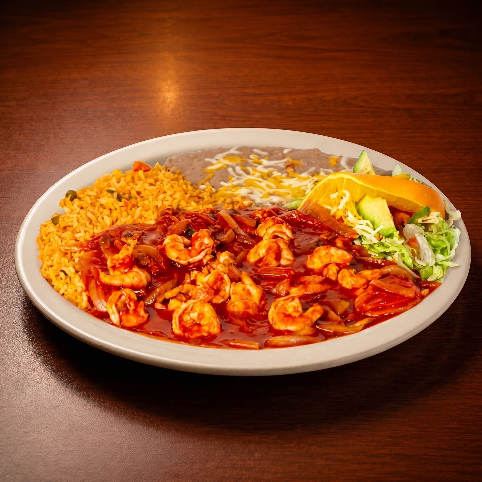 Camarones a la Diabla.