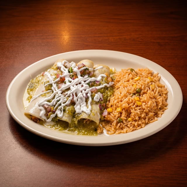 Enchiladas Acapulco.